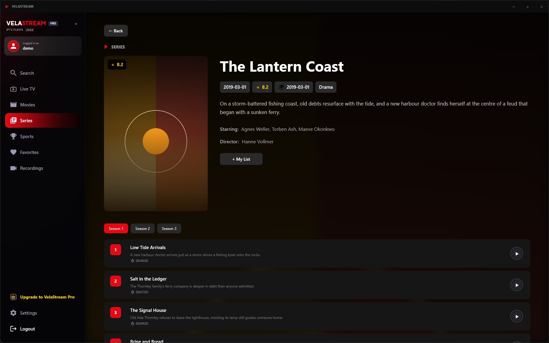 Series and episodes